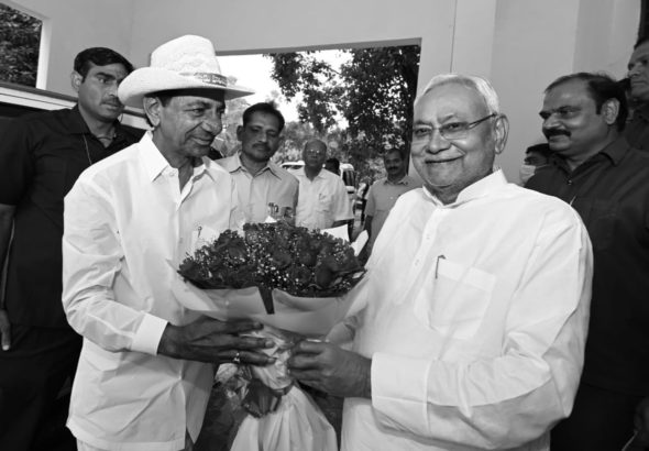 KCR Nitish Kumar Bihar Meets